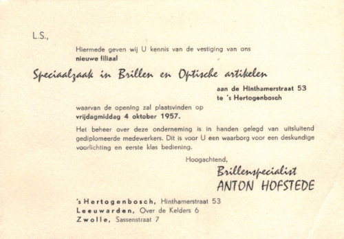 Opening 1957